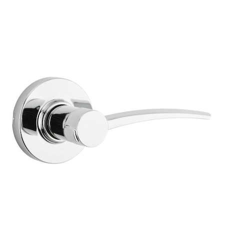 Kwikset Katara Lever Interior Dummy Handleset Trim, Bright Polished Chrome 977KTLLH-26
